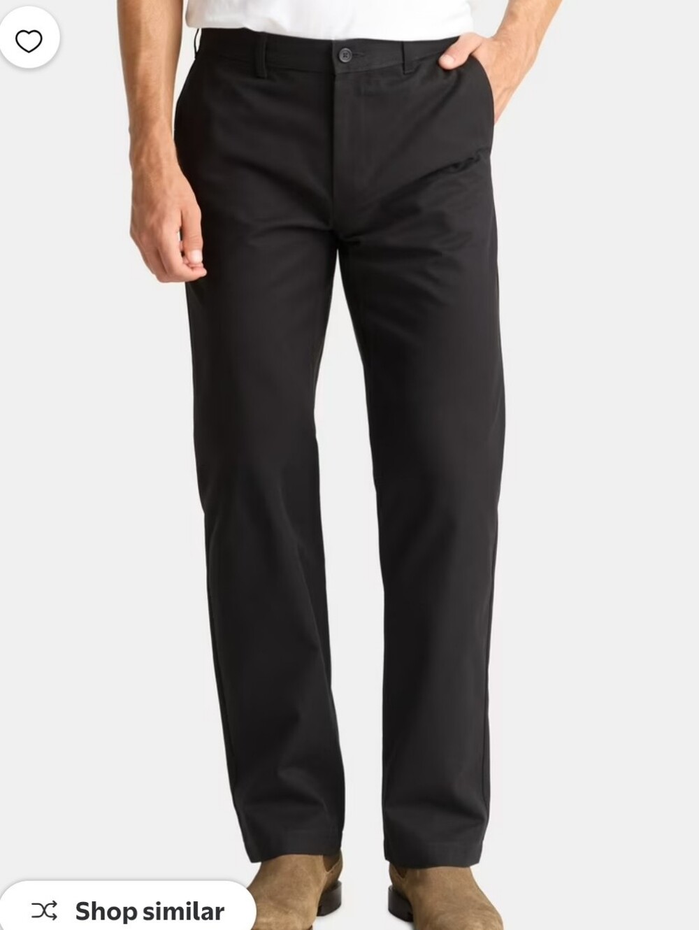 George Black Men's Straight-Leg Chinos